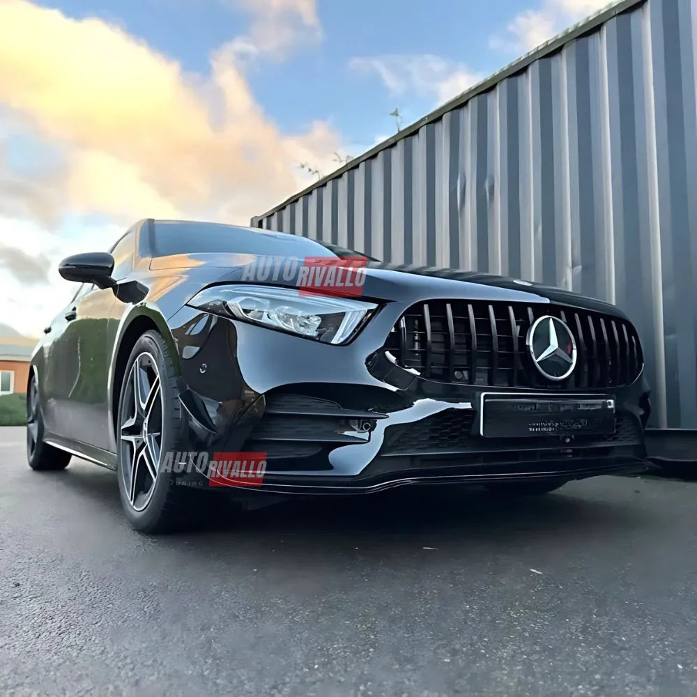 Mercedes A W177 2018-2022 Calandra GTR A45 AMG Look Nero - autorivallo