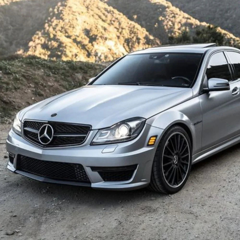 Mercedes C204 Coupé Griglia Anteriore AMG C63 Look Nero Lucido - autorivallo