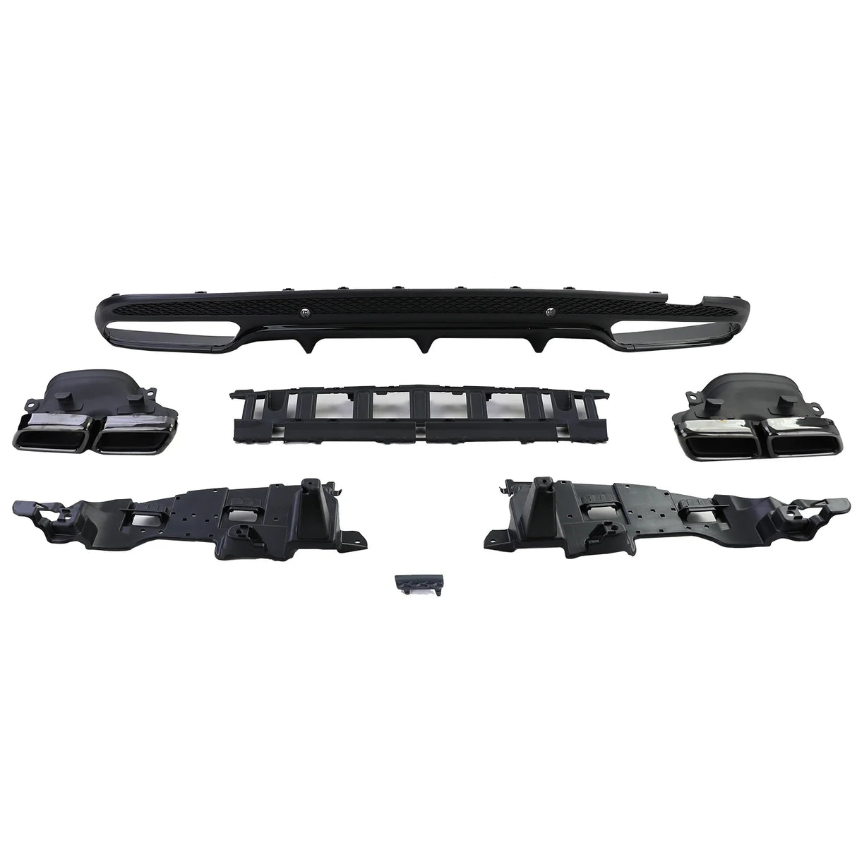 Mercedes C W205 2014-2018 Diffusore Posteriore AMG C63 Look - autorivallo