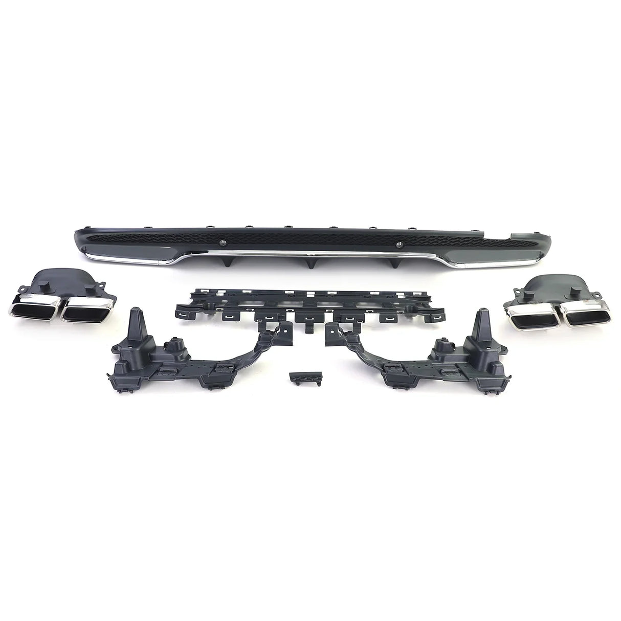 Mercedes C W205 2014-2018 Diffusore Posteriore AMG C63 Look - autorivallo