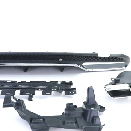 Mercedes C W205 2014-2018 Diffusore Posteriore AMG C63 Look - autorivallo