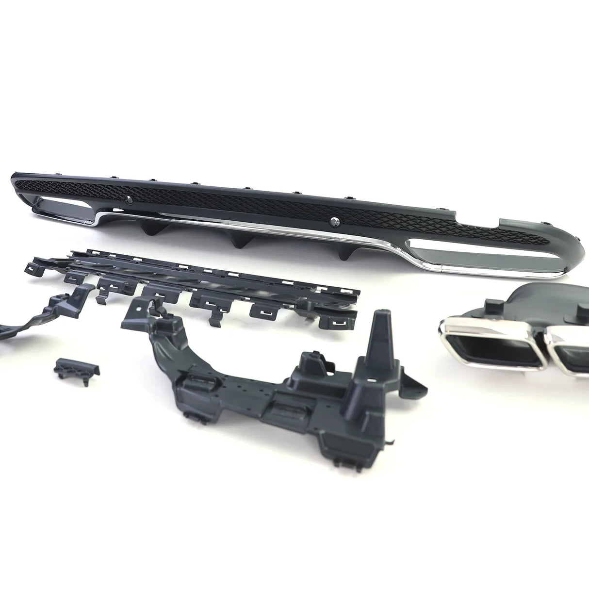 Mercedes C W205 2014-2018 Diffusore Posteriore AMG C63 Look - autorivallo