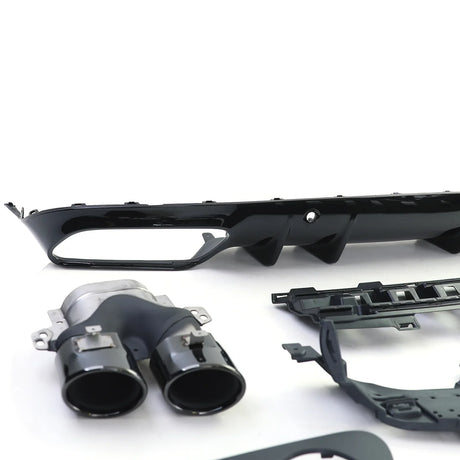 Mercedes C W205 2018-2021 Diffusore Posteriore AMG C43 Look - autorivallo