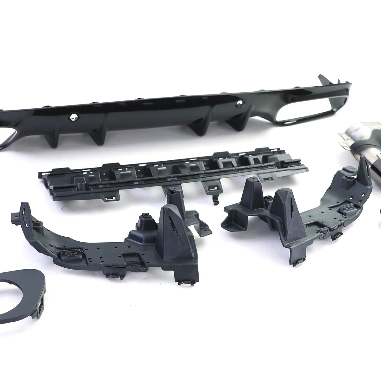 Mercedes C W205 2018-2021 Diffusore Posteriore AMG C43 Look - autorivallo