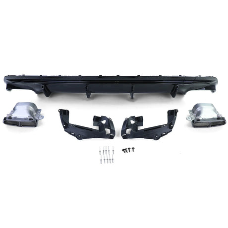 Mercedes CLA C117 2013-2019 Diffusore Posteriore AMG A45 Look - autorivallo