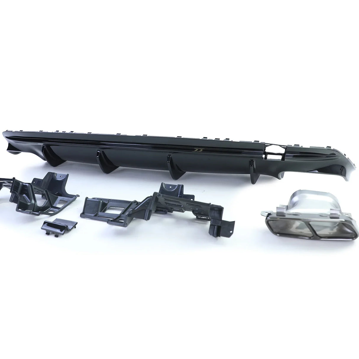 Mercedes CLA C117 2016-2019 Diffusore Posteriore AMG 45 Look - autorivallo