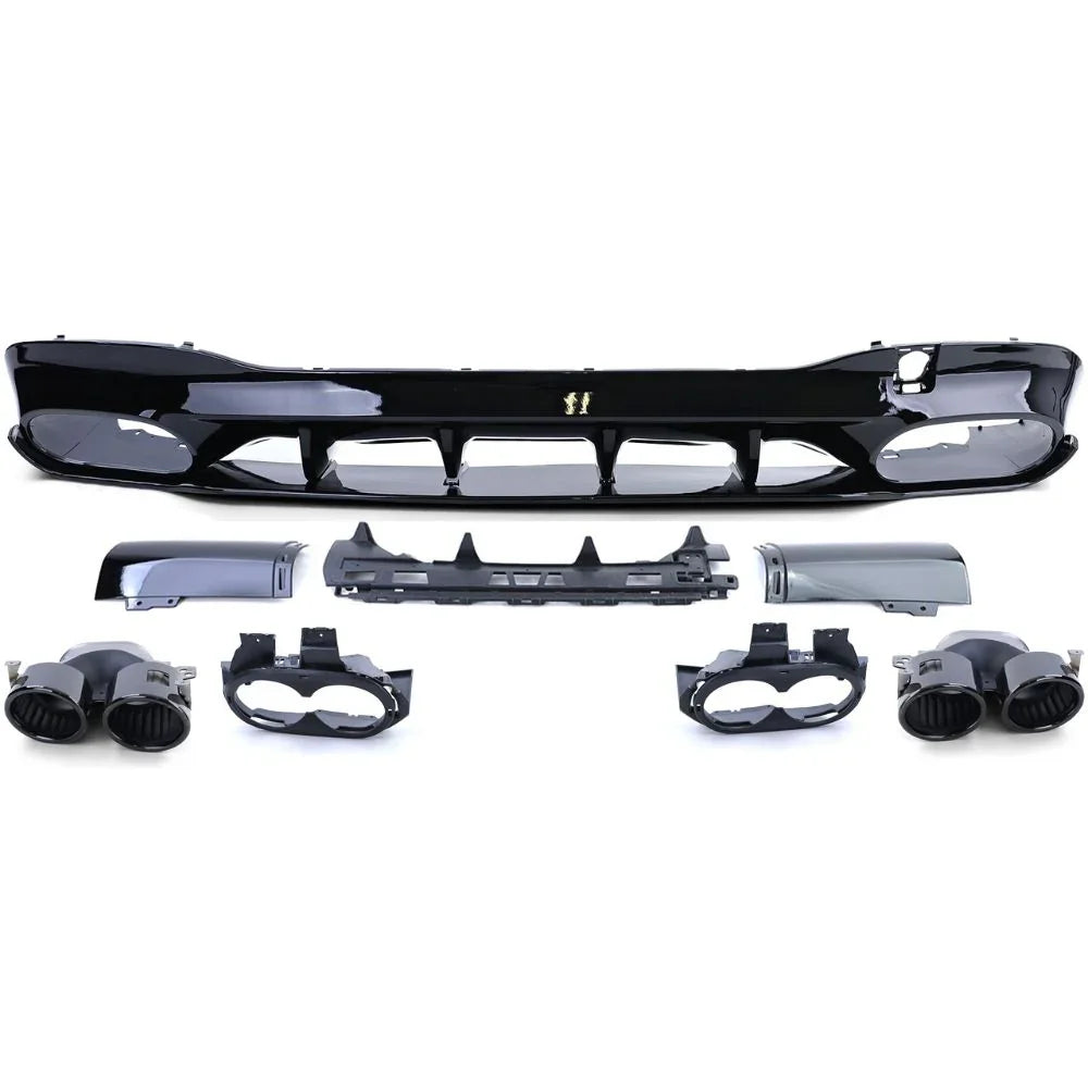 Mercedes CLA C118 X118 2023-2025 Diffusore AMG Look A45S - autorivallo