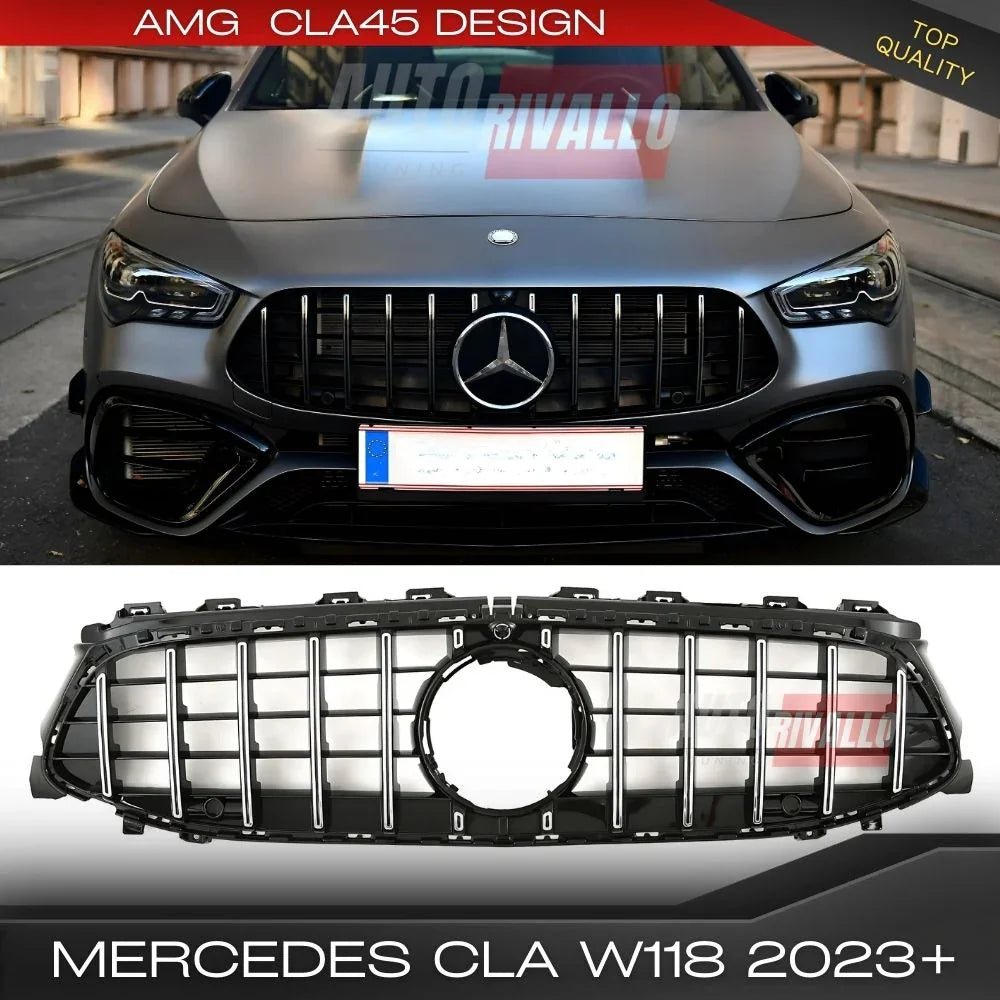 Mercedes CLA C118 X118 2023+ Griglia Anteriore AMG 45 Look - autorivallo