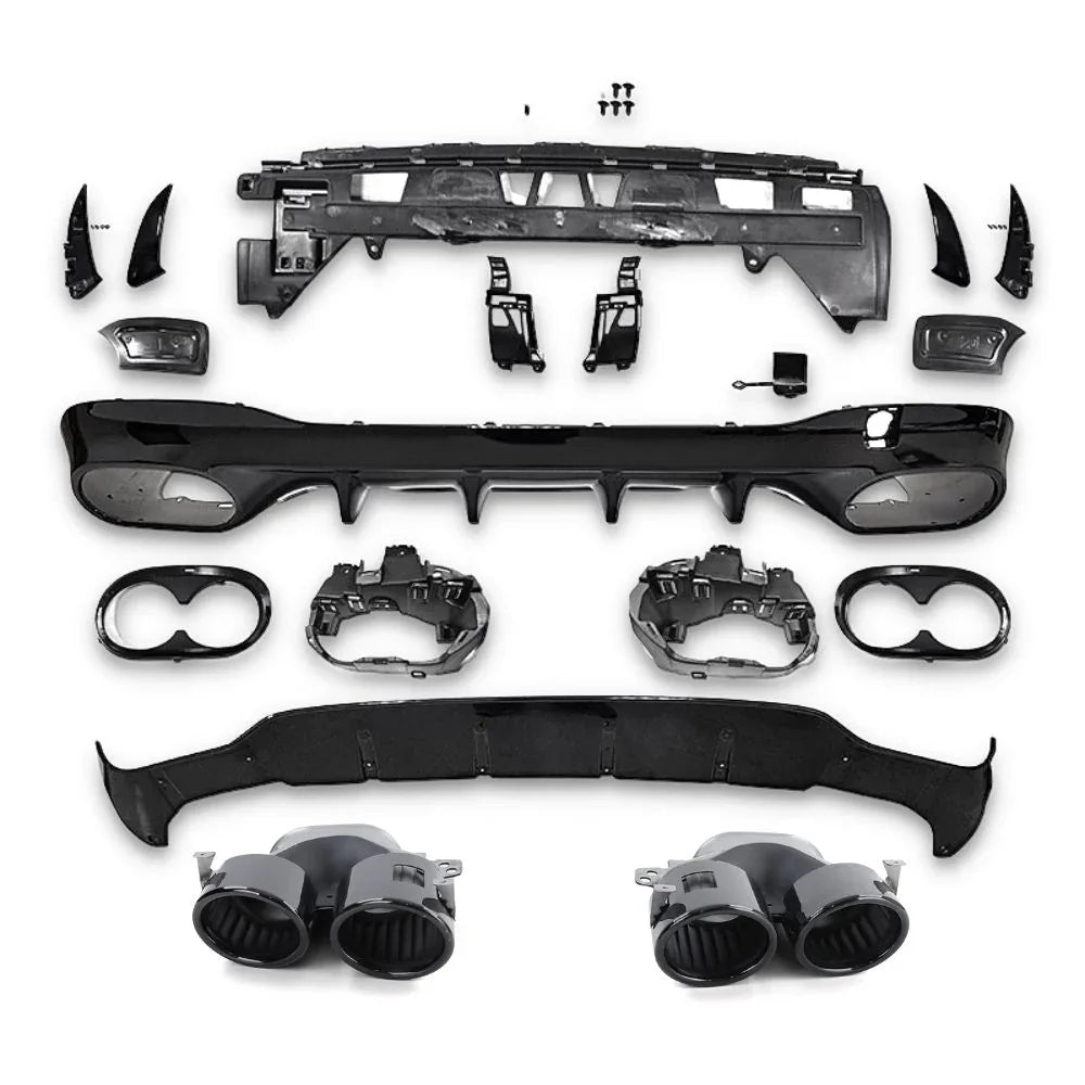 Mercedes CLA W118 2019-2023 AMG Line Diffusore 45S Look - autorivallo