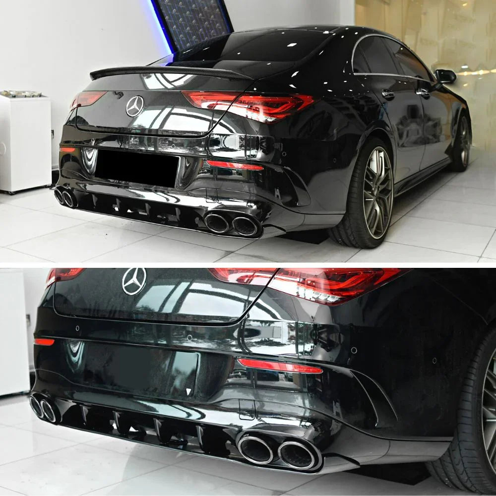 Mercedes CLA W118 2019-2023 AMG Line Diffusore 45S Look - autorivallo
