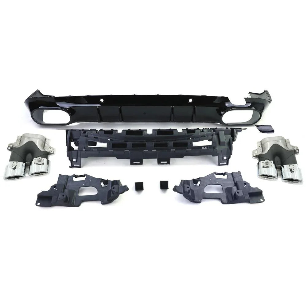 Mercedes CLS C257 AMG Line 2018-2024 Diffusore AMG 55 Look - autorivallo