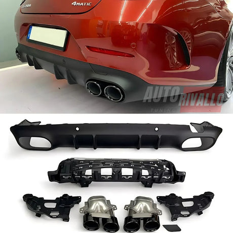 Mercedes CLS C257 X257 AMG Line 2018-2024 Diffusore AMG55 Look - autorivallo