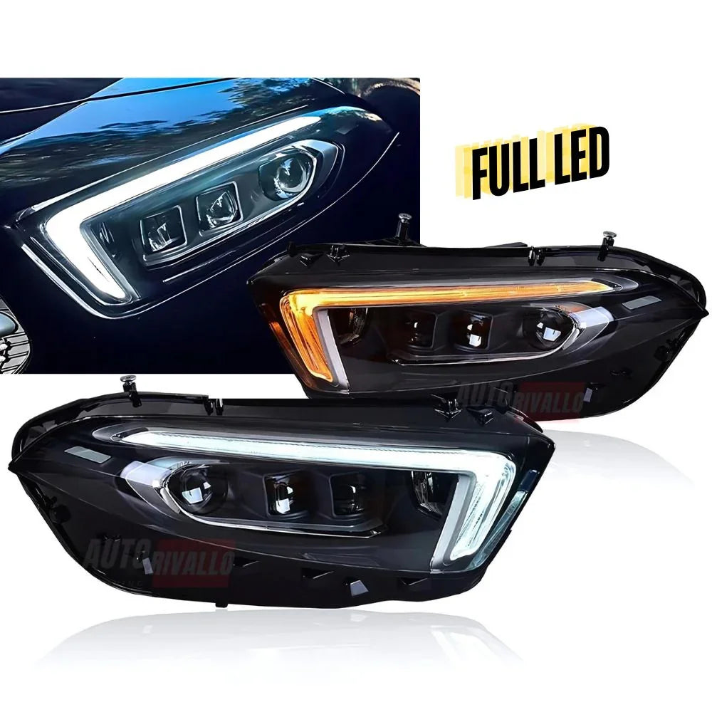 Mercedes Classe A W177 2018-2022 Fari Anteriori Full LED - autorivallo