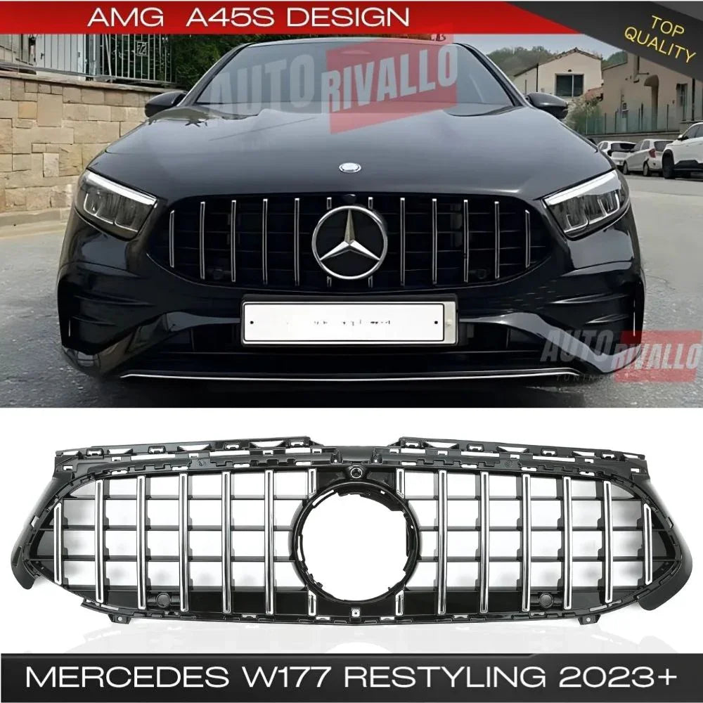 Mercedes Classe A W177 2023+ Griglia Anteriore AMG A45S Look - autorivallo