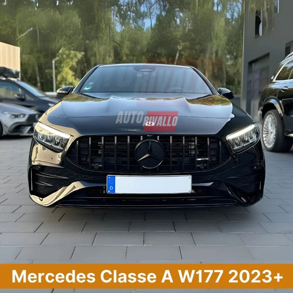 Mercedes A W177 2023+ Griglia Anteriore AMG A45S GTR Look - autorivallo