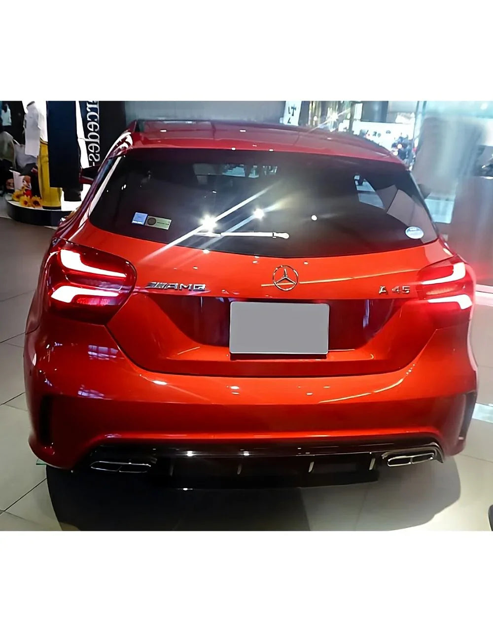 Mercedes A W176 2015-2018 Diffusore Posteriore AMG Line A45 - autorivallo