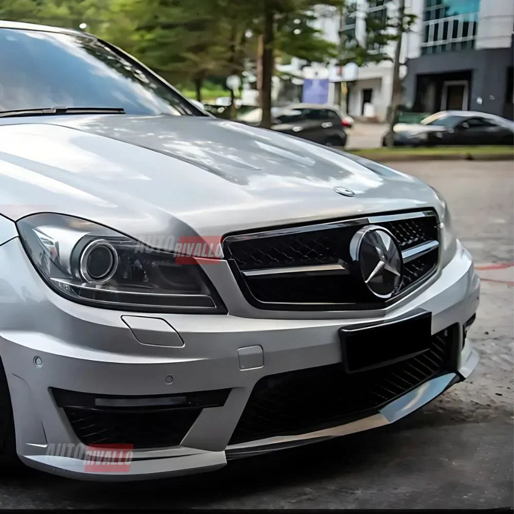 Mercedes C204 Coupé Griglia Anteriore AMG C63 Look Nero Lucido - autorivallo