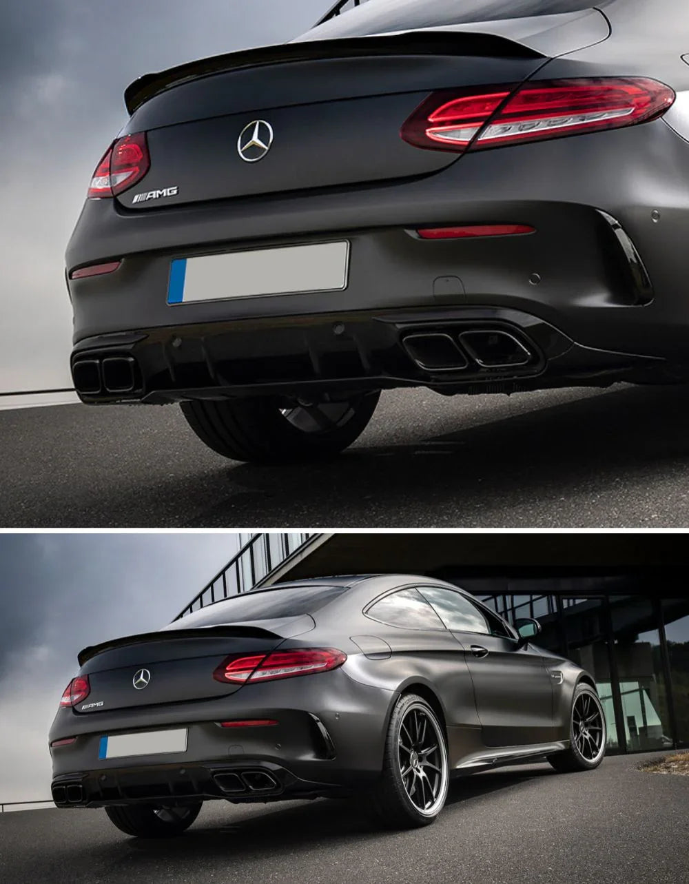 Mercedes C205 A205 2014-2021 Diffusore AMG Line C63S Look - autorivallo