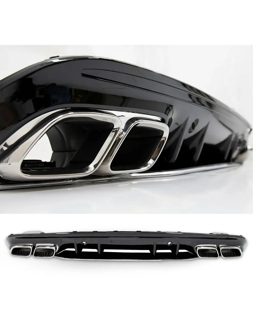 Mercedes C W205 S205 2014-2018 Diffusore Posteriore Linea AMG - autorivallo