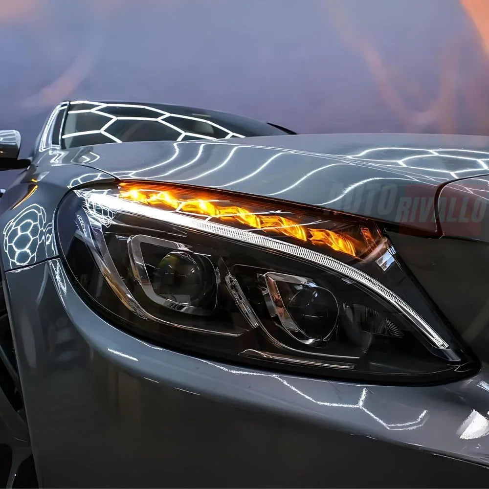 Mercedes C W205 2014-2018 Fari Anteriori Full LED Diurne - autorivallo