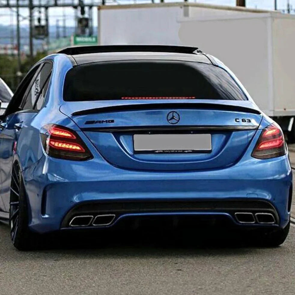 Mercedes Classe C W205 2018-2021 Spoiler Cofano AMG Design - autorivallo