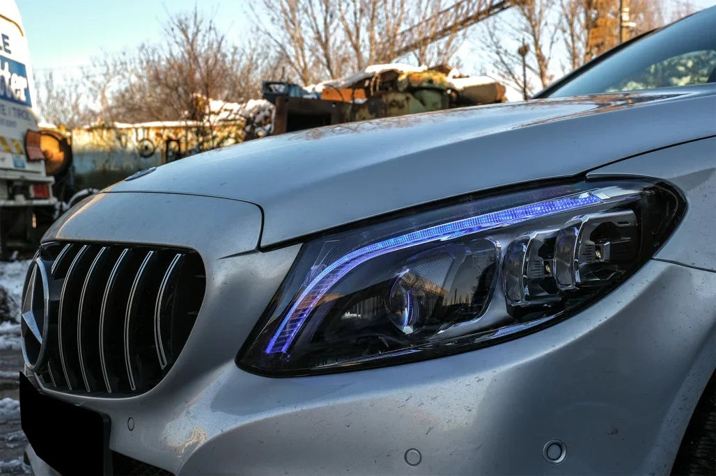 Mercedes Classe C W205 S205 2014-2018 Fari Anteriori Full LED - autorivallo