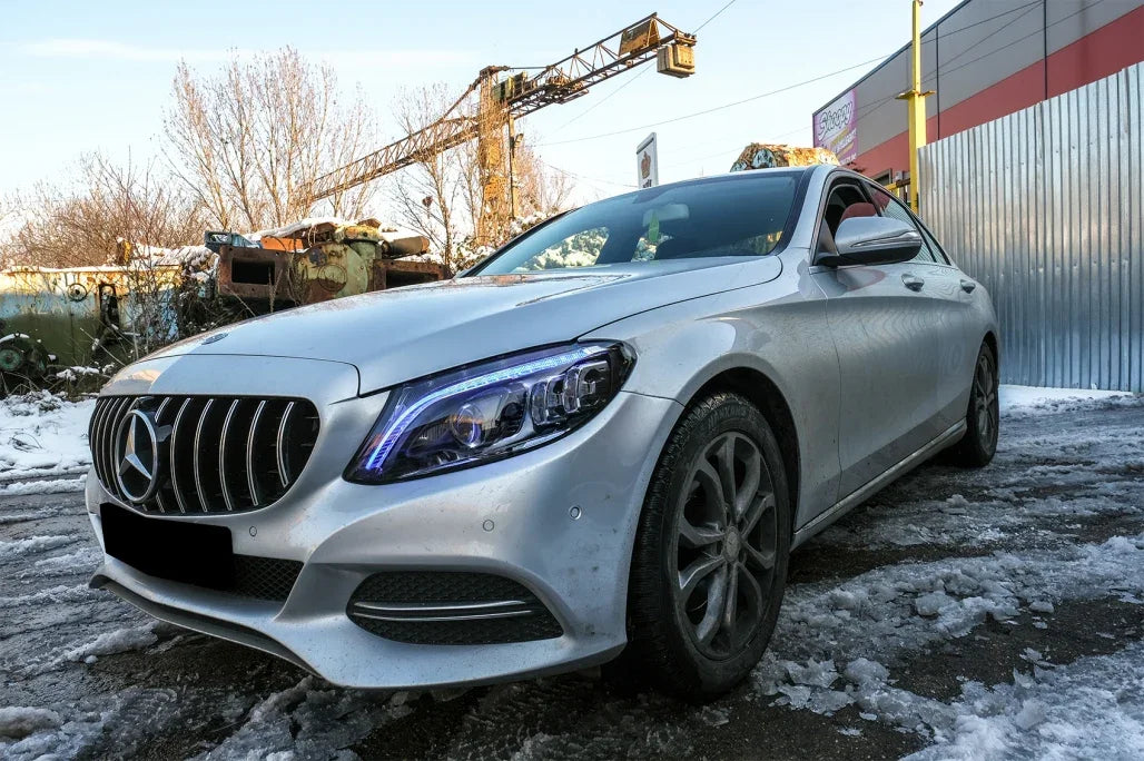 Mercedes Classe C W205 S205 2014-2018 Fari Anteriori Full LED - autorivallo