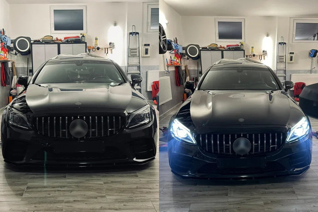 Mercedes Classe C W205 S205 2014-2018 Fari Anteriori Full LED - autorivallo