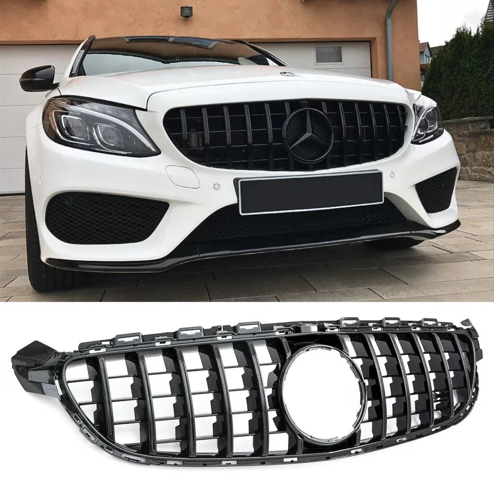 Mercedes C63 AMG W205 2014-2021 Griglia Radiatore GT Look Nero - autorivallo
