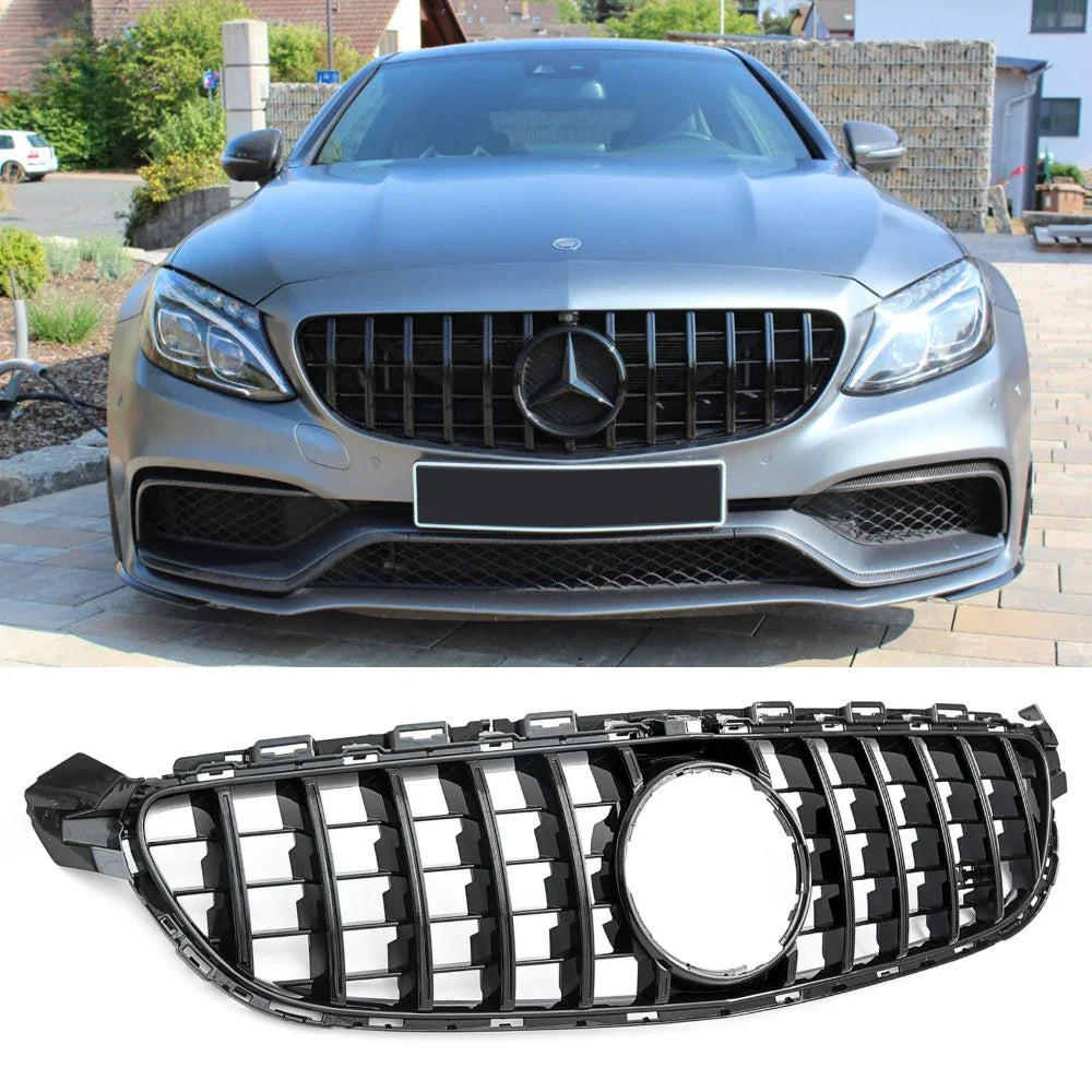 Mercedes C63 AMG W205 14-21 Griglia Anteriore GTR Look Nero - autorivallo