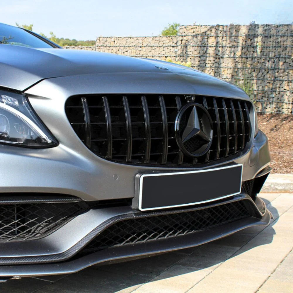 Mercedes C63 AMG W205 14-21 Griglia Anteriore GTR Look Nero - autorivallo