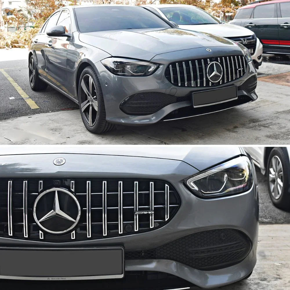 Mercedes C W206 S206 2021-2025 Griglia Anteriore AMG C63 Look - autorivallo
