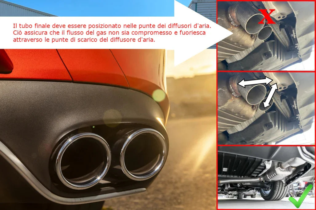 Mercedes E C238 A238 AMG Line Diffusore Estrattore E53 Look - autorivallo