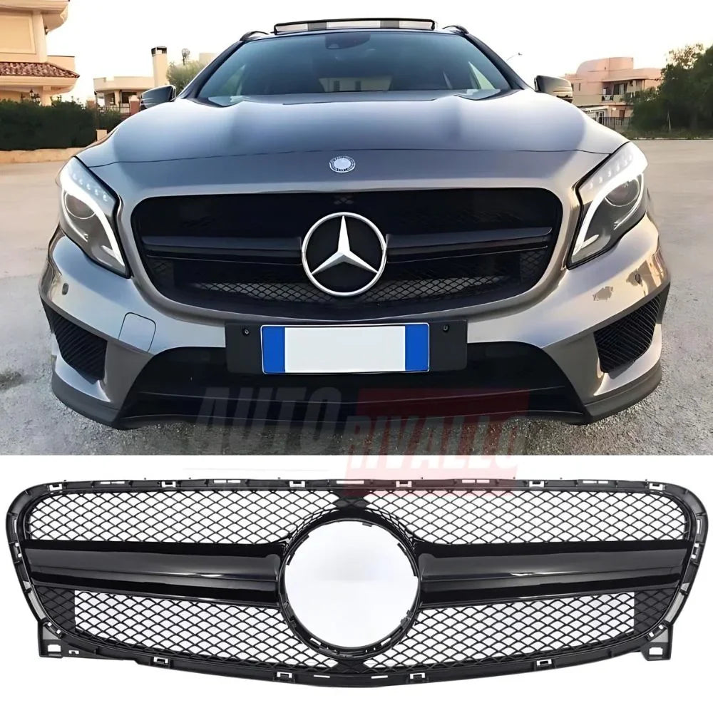 Mercedes GLA X156 2013-2016 Griglia Radiatore AMG GLA45 Look - autorivallo