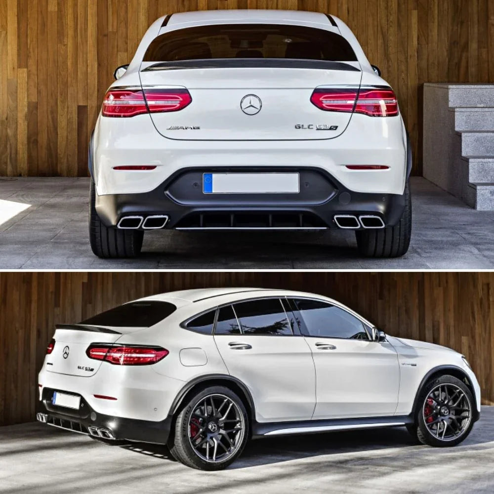 Mercedes GLC C253 Coupé 2016-2019 AMG Line Diffusore Posteriore - autorivallo