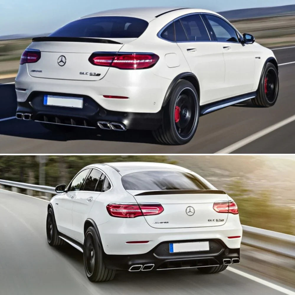 Mercedes GLC C253 Coupé 2016-2019 AMG Line Diffusore Posteriore - autorivallo