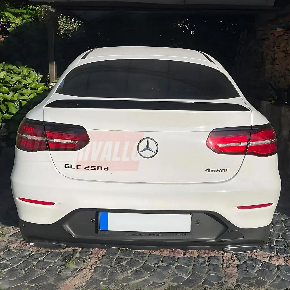 Mercedes GLC C253 Coupé 2015-2022 Spoiler Cofano Nero Lucido - autorivallo