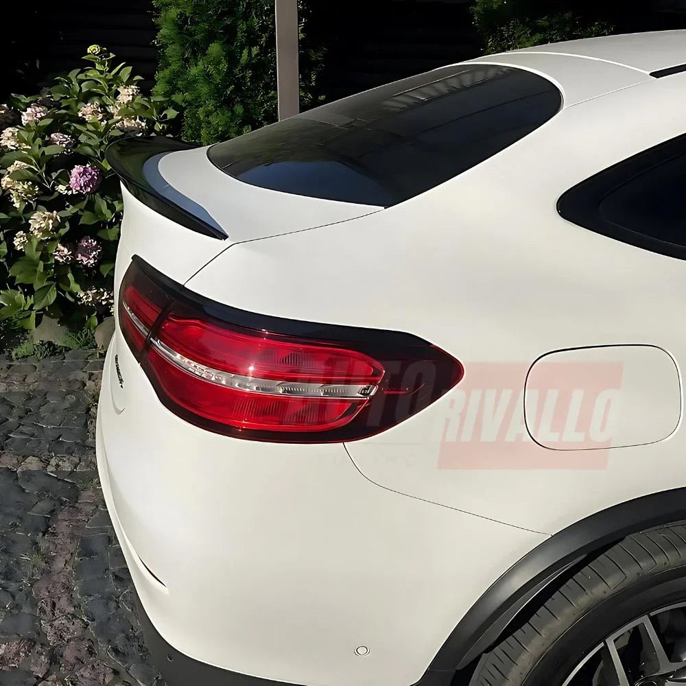 Mercedes GLC C253 Coupé 2015-2022 Spoiler Cofano Nero Lucido - autorivallo