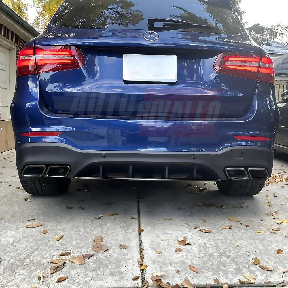Mercedes GLC X253 SUV 16-19 AMG Line Diffusore AMG 63S Look - autorivallo