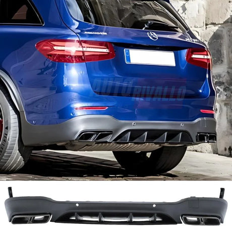 Mercedes GLC X253 SUV 16-19 Premium AMG Diffusore Posteriore - autorivallo