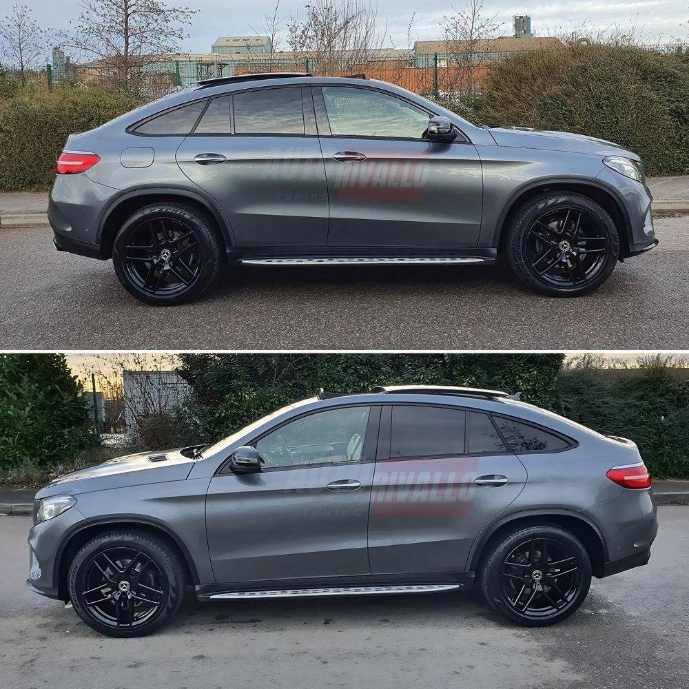 Mercedes GLE C292 Coupé 2015-2019 Pedane Laterali Look AMG - autorivallo
