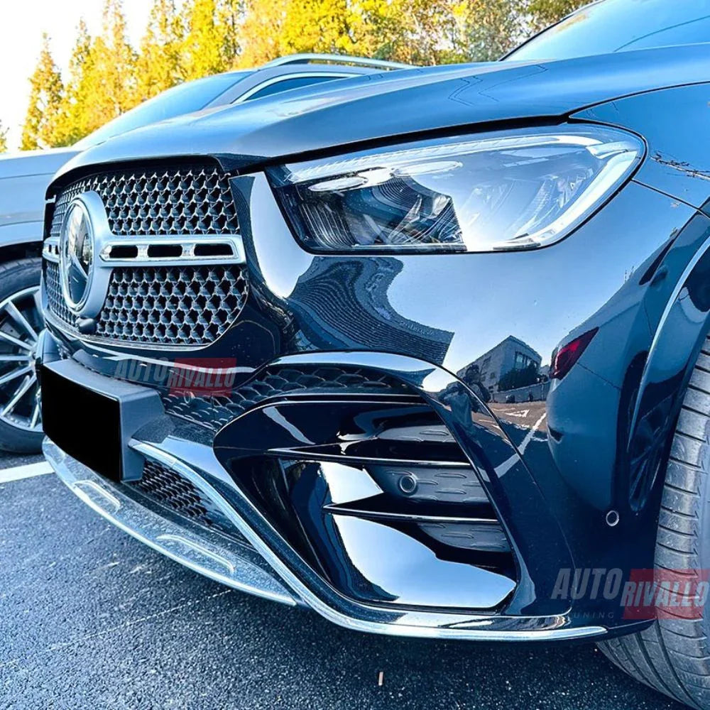 Mercedes GLE V167 C167 AMG Line 2023+ Spoiler Anteriore Aero Vents - autorivallo