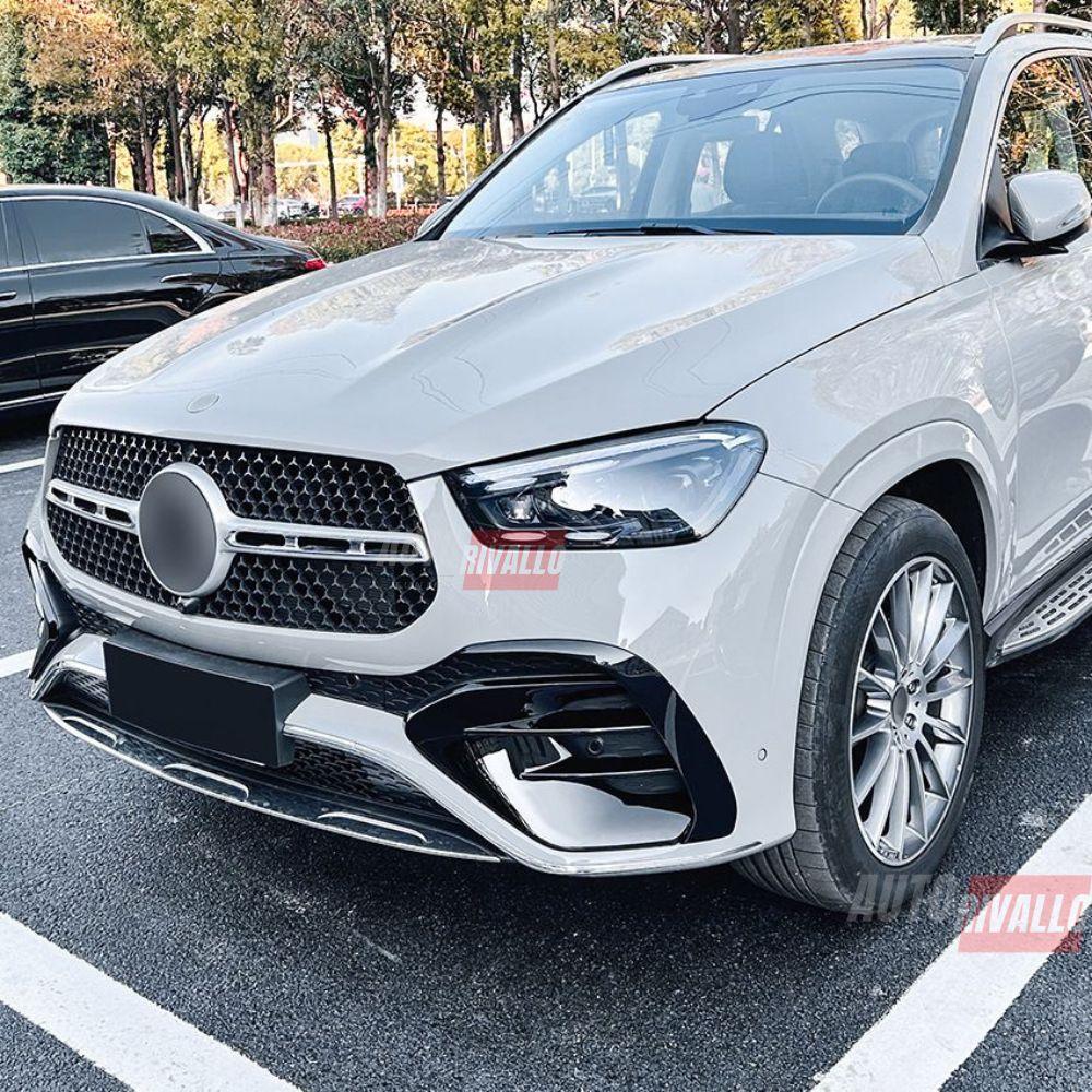 Mercedes GLE V167 C167 AMG Line 2023+ Spoiler Anteriore Aero Vents - autorivallo