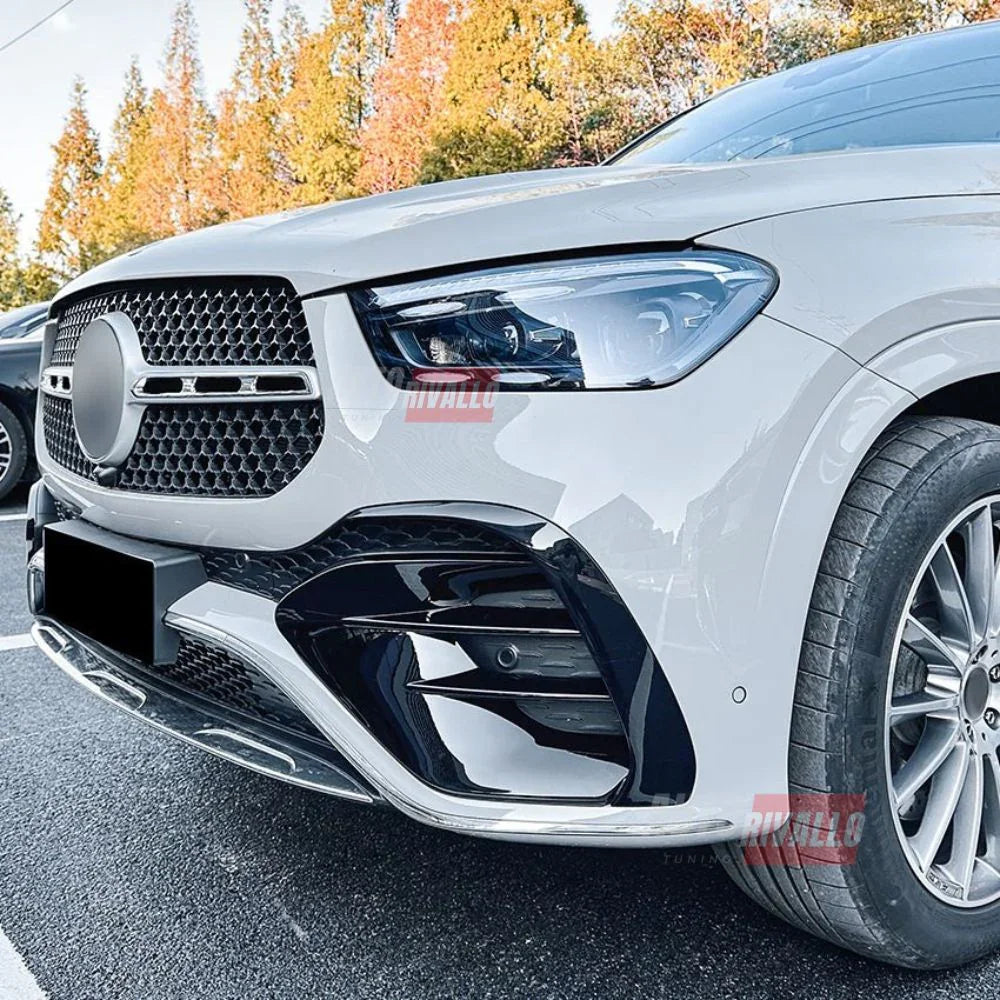 Mercedes GLE V167 C167 AMG Line 2023+ Spoiler Anteriore Aero Vents - autorivallo