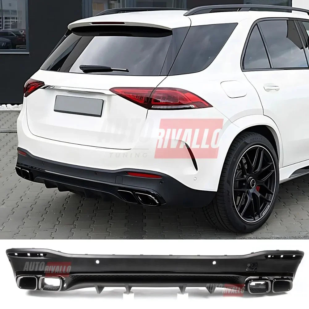 Mercedes GLE W167 SUV 2019-2023 AMG Line Diffusore 63 Look - autorivallo