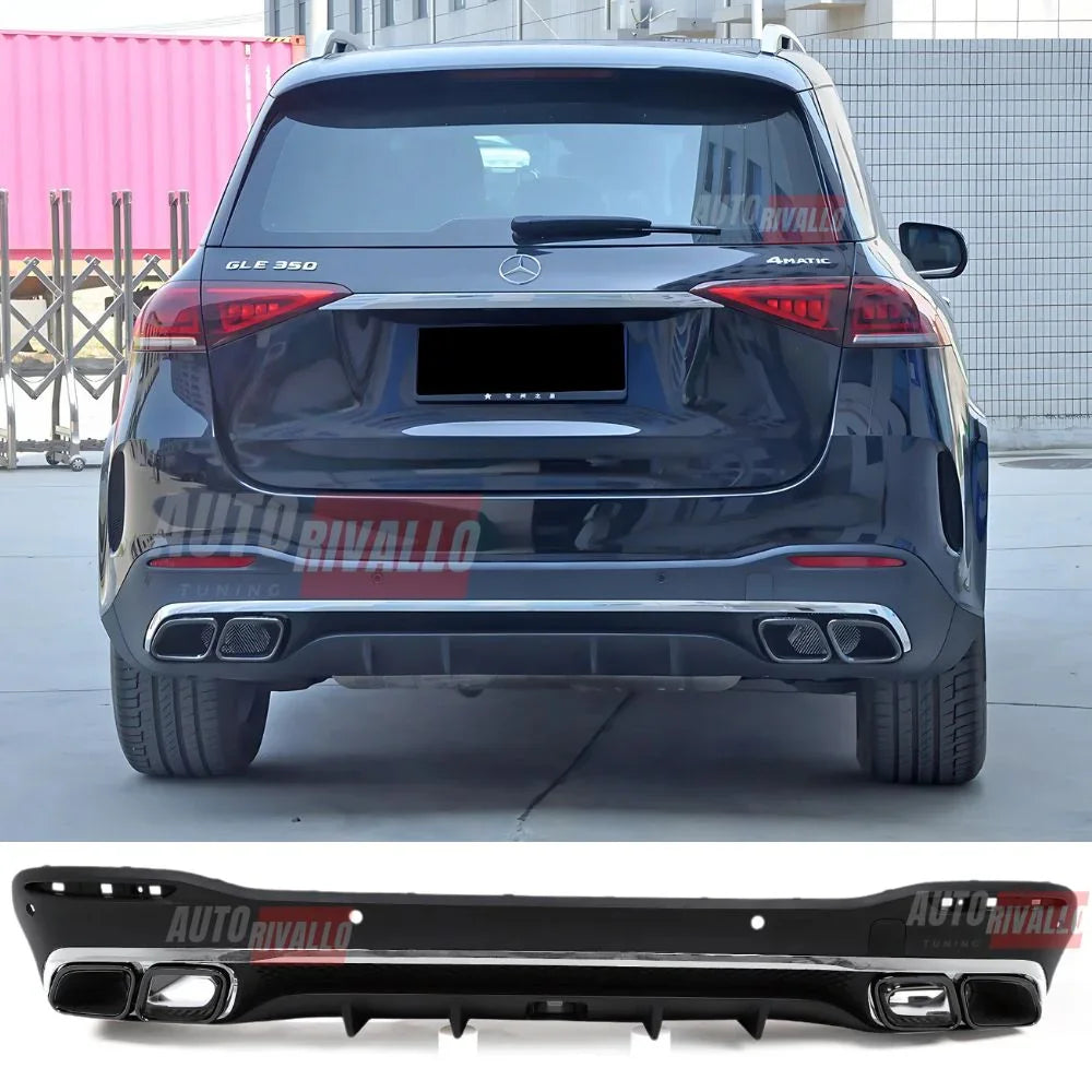 Mercedes GLE W167 SUV AMG Line 2019-2023 Diffusore AMG63 Look - autorivallo