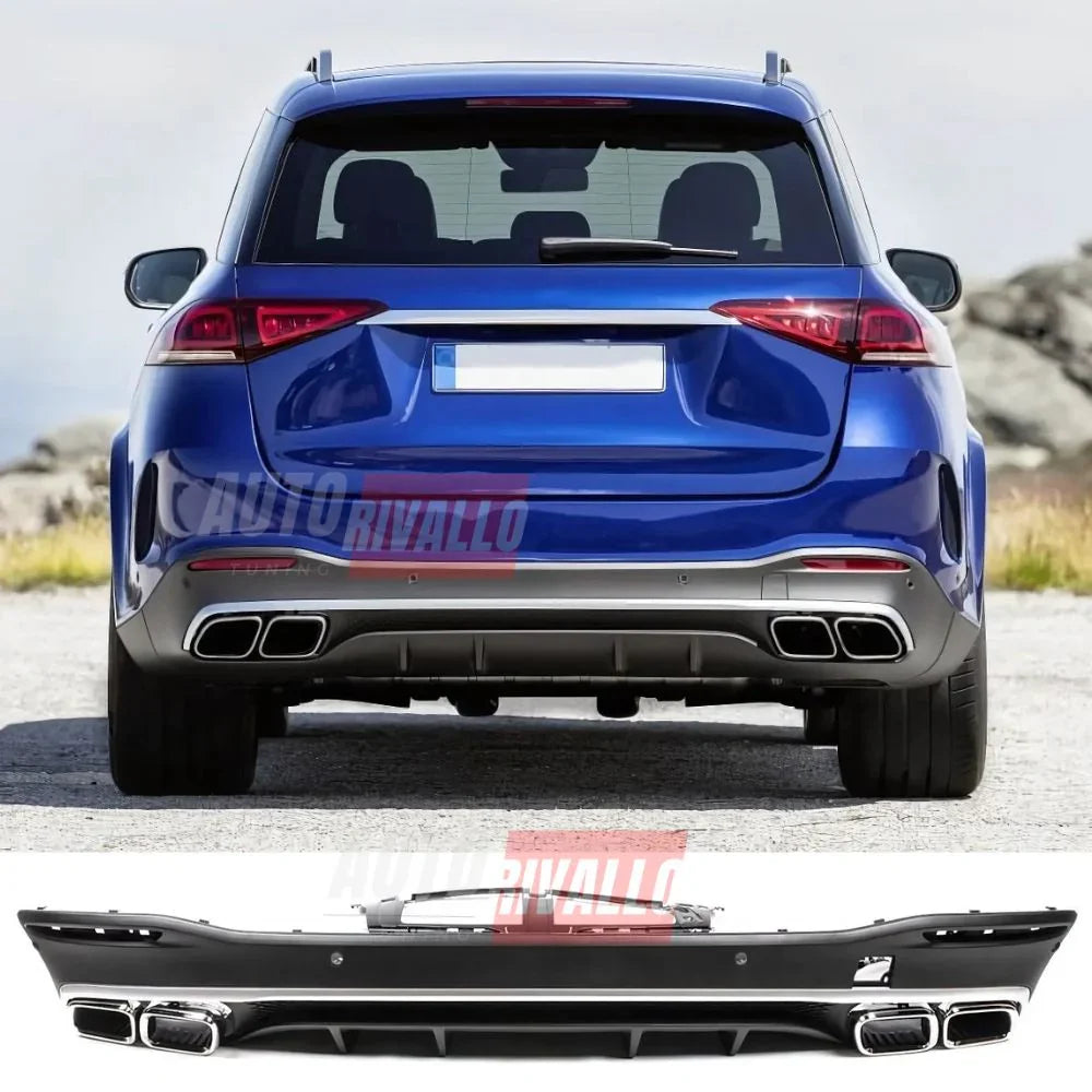 Mercedes GLE W167 SUV AMG Line 2019-2023 Diffusore AMG63 Look - autorivallo