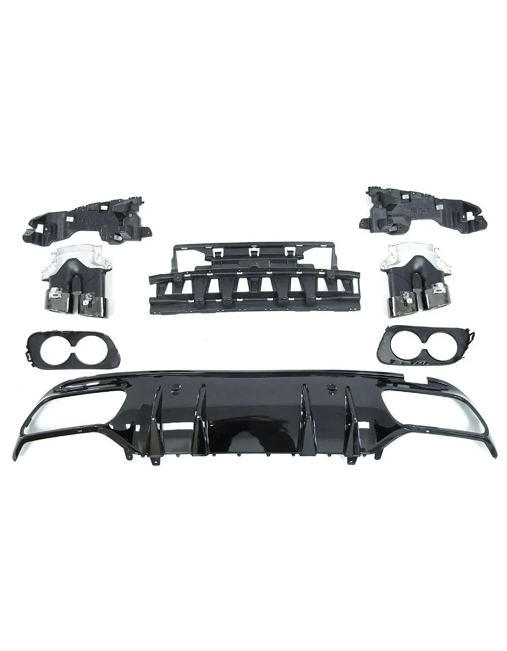 Mercedes C W205 S205 2014-2018 Diffusore AMG Line Look C43 - autorivallo