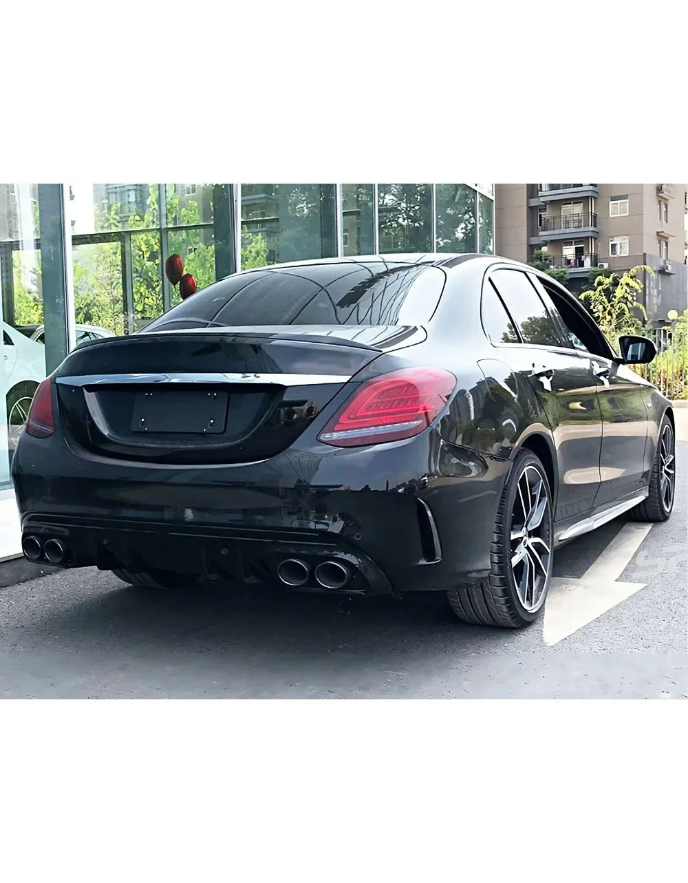 Mercedes C W205 S205 2014-2018 Diffusore AMG Line Look C43 - autorivallo