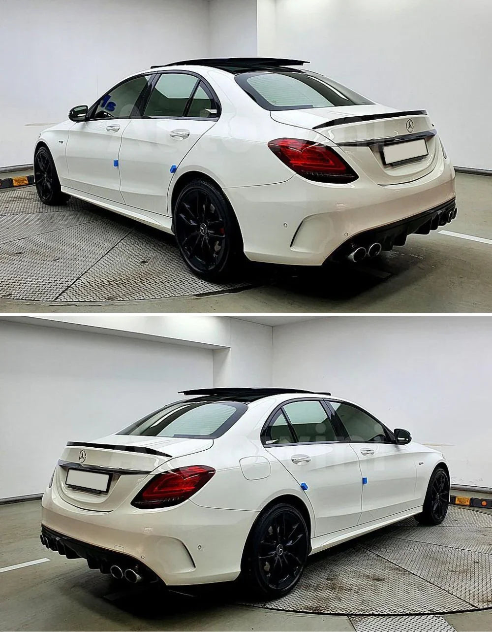 Mercedes C W205 S205 2014-2018 Diffusore AMG Line Look C43 - autorivallo